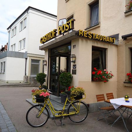 Gasthof Post Rothenburg ob der Tauber Exterior foto