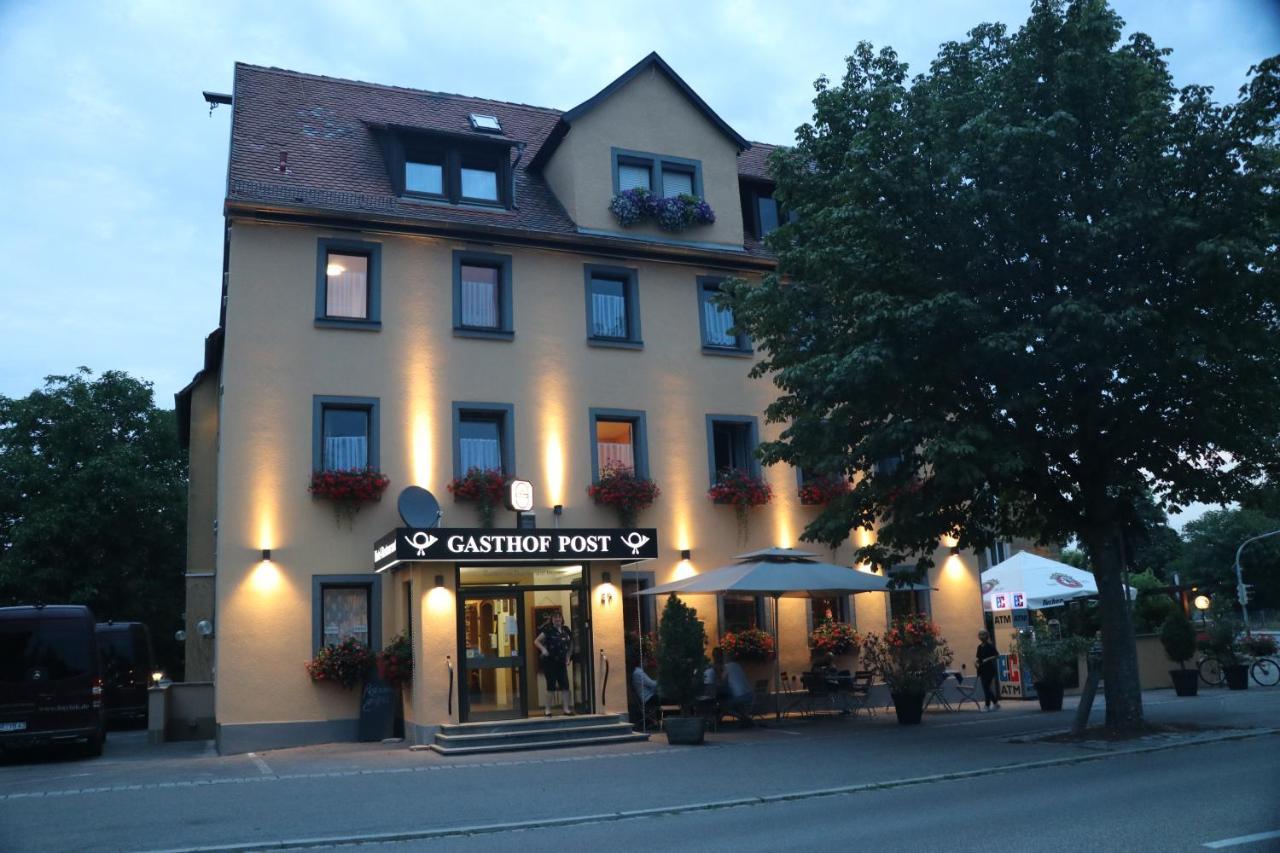 Gasthof Post Rothenburg ob der Tauber Exterior foto